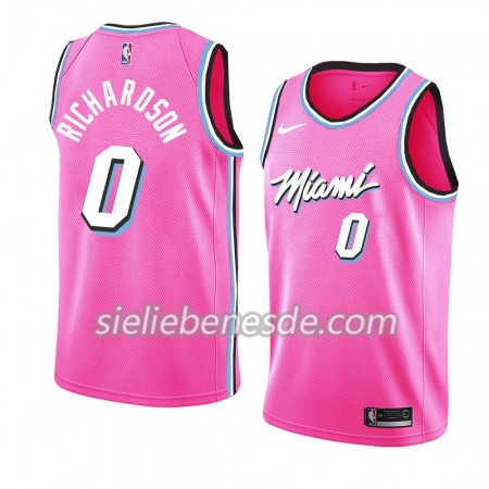 Herren NBA Miami Heat Trikot Josh Richardson 0 2018-19 Nike Pink Swingman